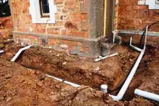 outside drainage Crystal Palace